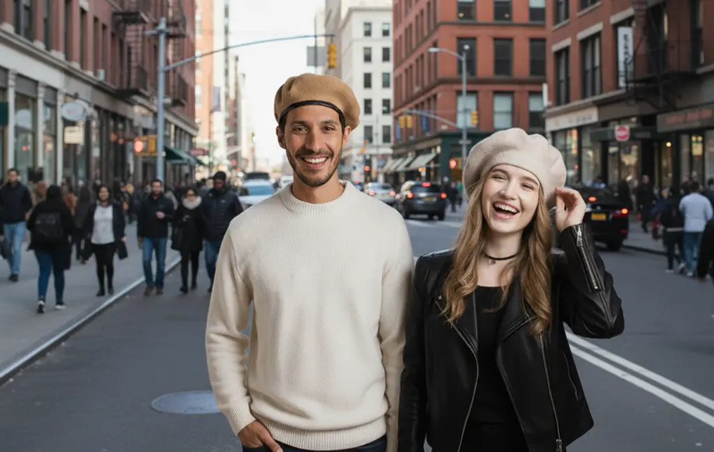 استایل با کلاه برت