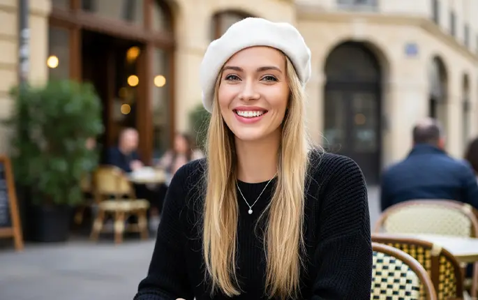 استایل کلاه برت به سبک شیب سنتی